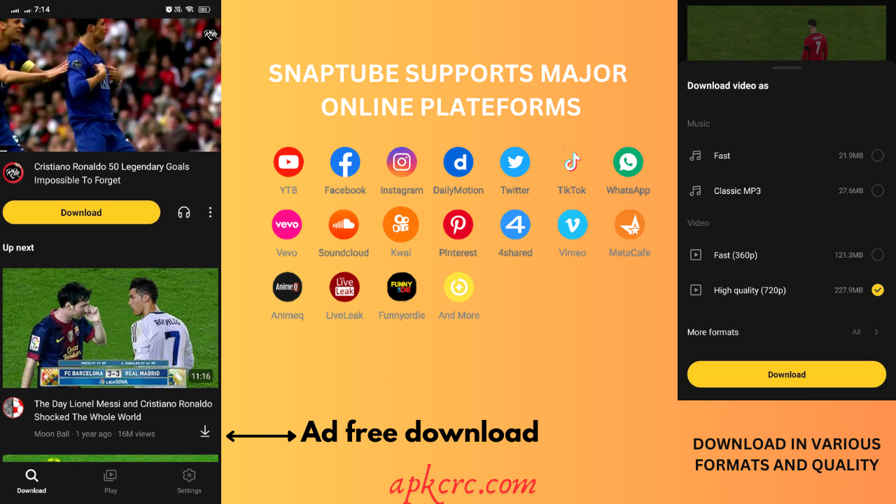 Snaptube Apk download now